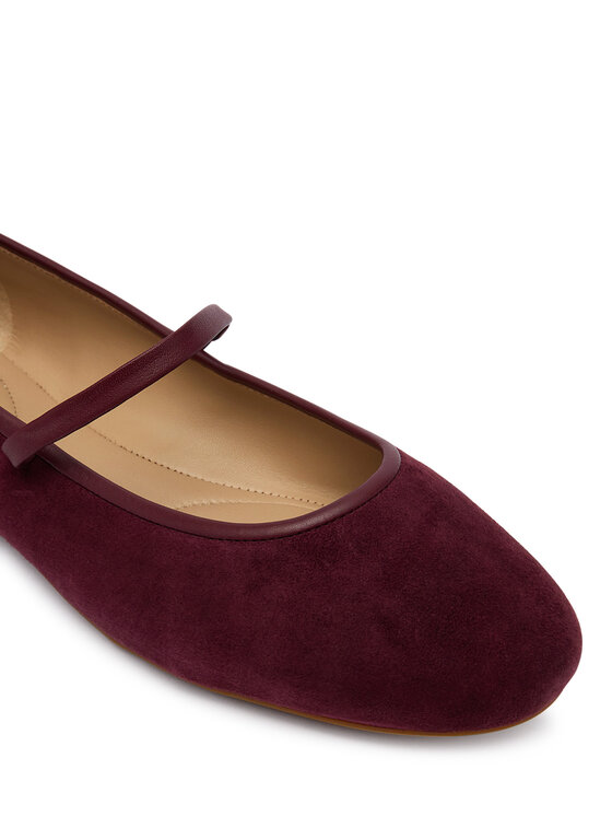 LAUREN RALPH LAUREN LAUREN RALPH LAUREN Baleríny Jayna Mj Fl 802P18425001 Bordová