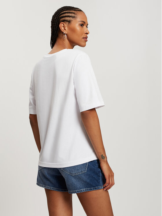 Cross Jeans Cross Jeans T-Shirt 56183-008 Biały