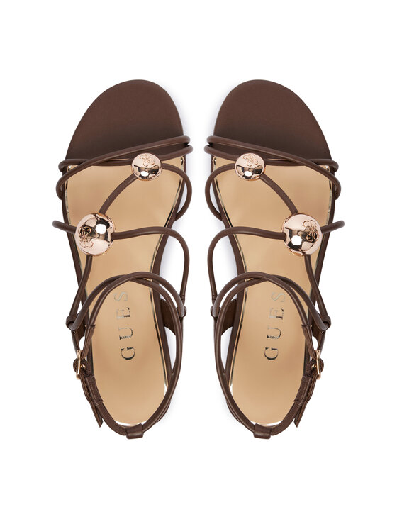 Guess Guess Sandale FLTTAB ELE03 Smeđa