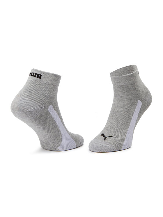 Puma Puma Zestaw 3 par wysokich skarpet dziecięcych 907961 02 Szary