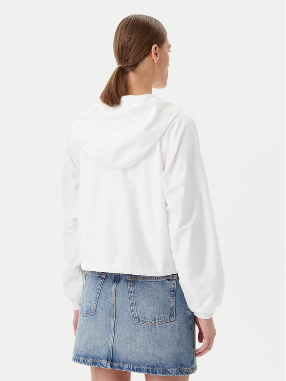 Tommy Jeans Tommy Jeans Jakna protiv vjetra Essential DW0DW20672 Bijela Relaxed Fit