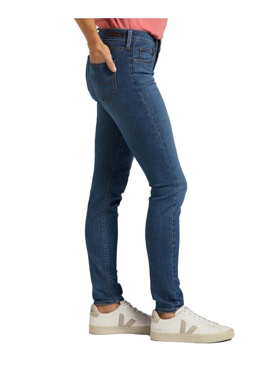 Lee Lee Jeansy L526CGMZ Niebieski Skinny Fit