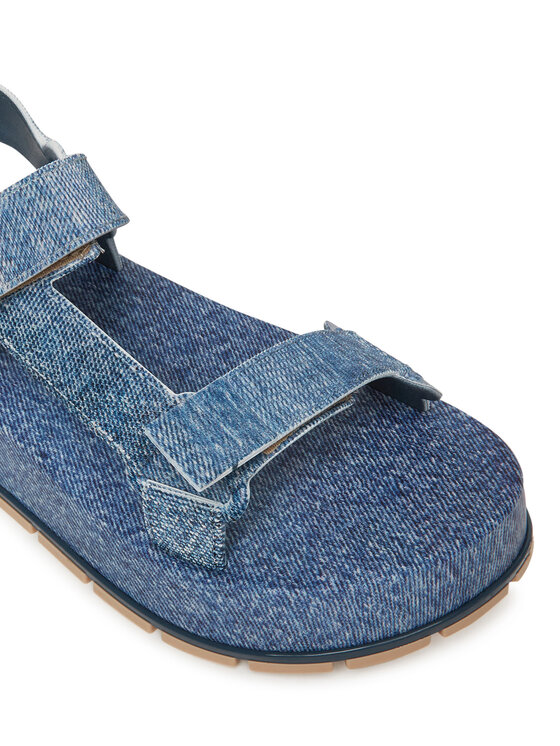 Melissa Melissa Sandały Melissa Flowing Platform Denim Ad M 36132 Niebieski
