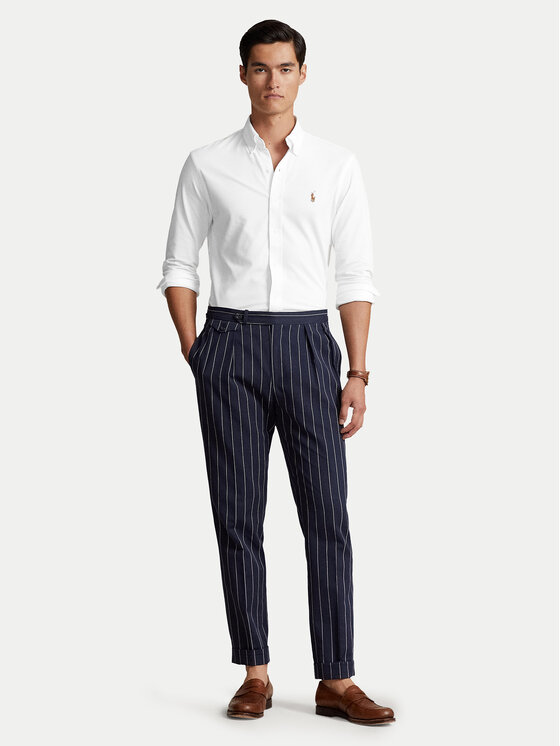 Polo Ralph Lauren Polo Ralph Lauren Srajca 710932545002 Bela Custom Fit