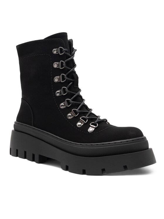DeeZee DeeZee Šnurovacia obuv ERNA WS6151-05 Čierna
