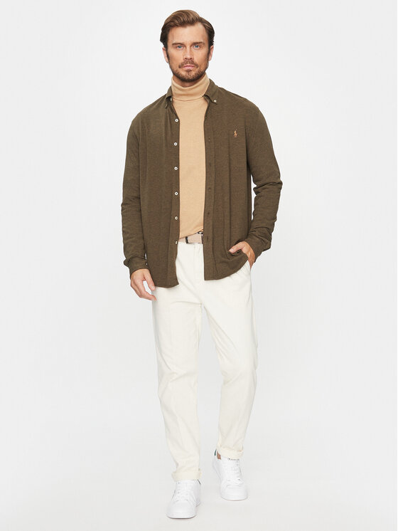 Polo Ralph Lauren Polo Ralph Lauren Marškiniai 710654408111 Žalia Regular Fit