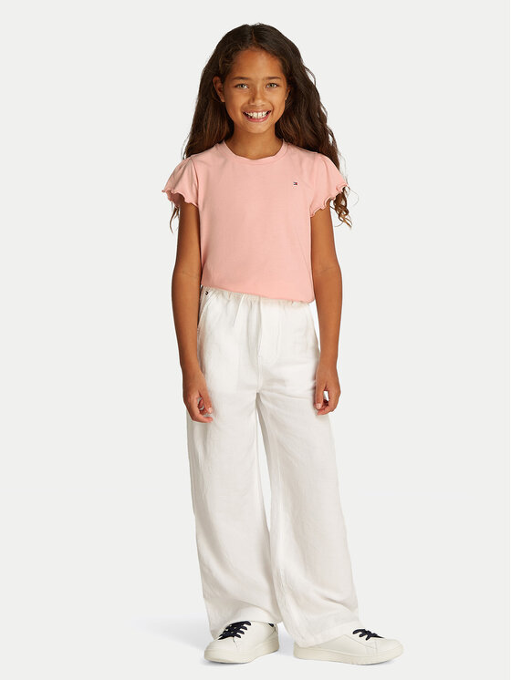 Tommy Hilfiger Tommy Hilfiger Marškinėliai Essential KG0KG07052 D Rožinė Regular Fit
