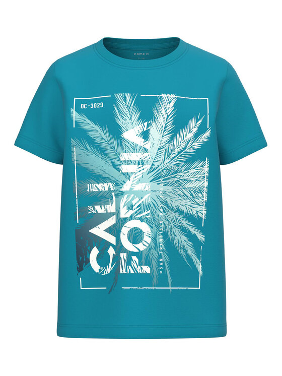 NAME IT Tričko 13216903 Modrá Regular Fit