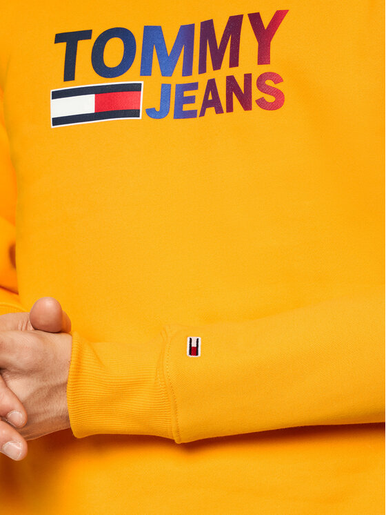 Tommy Jeans Bluză Tjm Ombre Logo DM0DM10202 Galben Regular Fit • Modivo.ro
