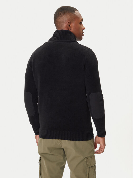 Aeronautica Militare Aeronautica Militare Džemper 252MA1574UL00539 Crna Regular Fit