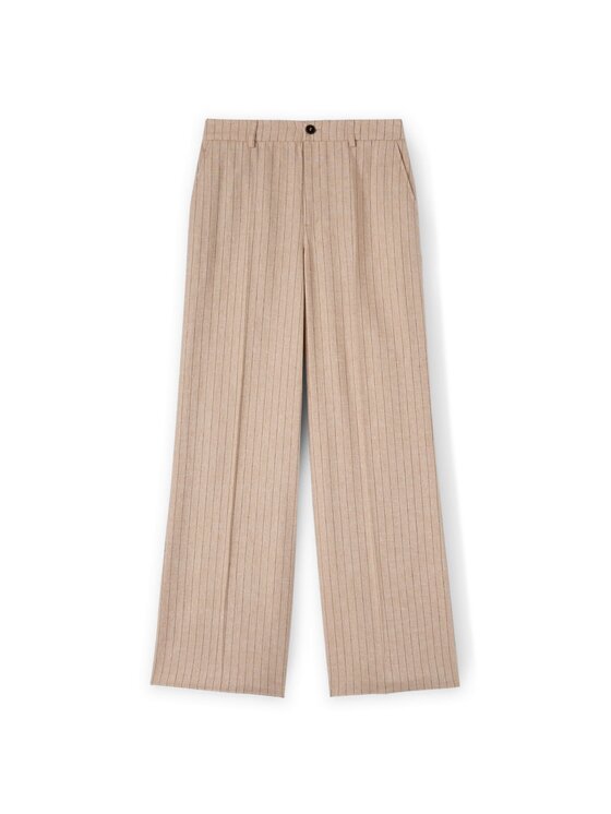 Motivi Motivi Pantaloni di tessuto P232Q203896N0R2 Écru Over Fit