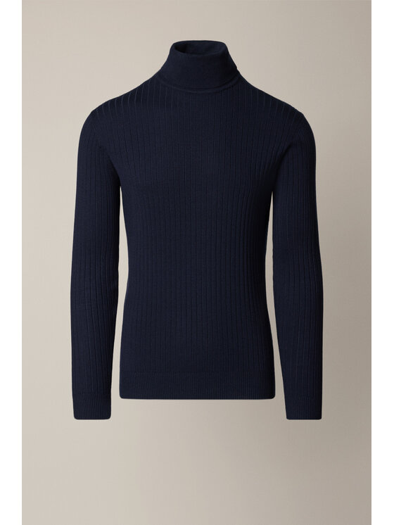Lancerto Lancerto Sweter Vorn SW073225000086 Granatowy Regular Fit