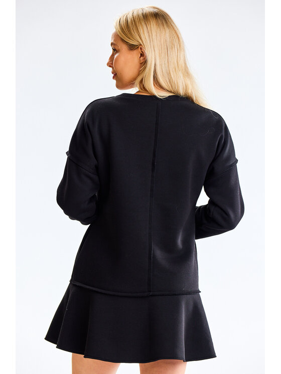 Infinite You Infinite You Úpletové šaty M330 Čierna Basic Fit