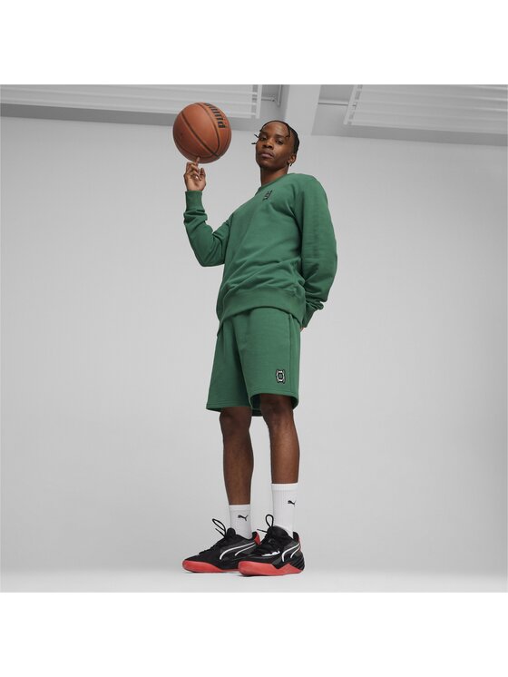 Puma Puma Szorty sportowe 625093 Zielony Regular Fit