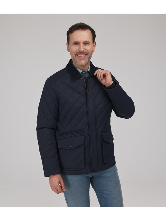 Lee Cooper Lee Cooper Kurtka przejściowa HERMES Granatowy Regular Fit
