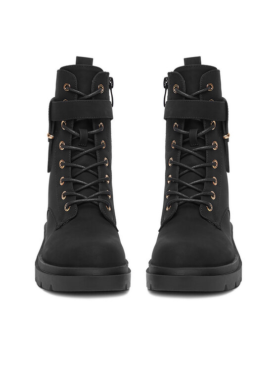 DeeZee DeeZee Schnürschuhe HX21071-37A Schwarz