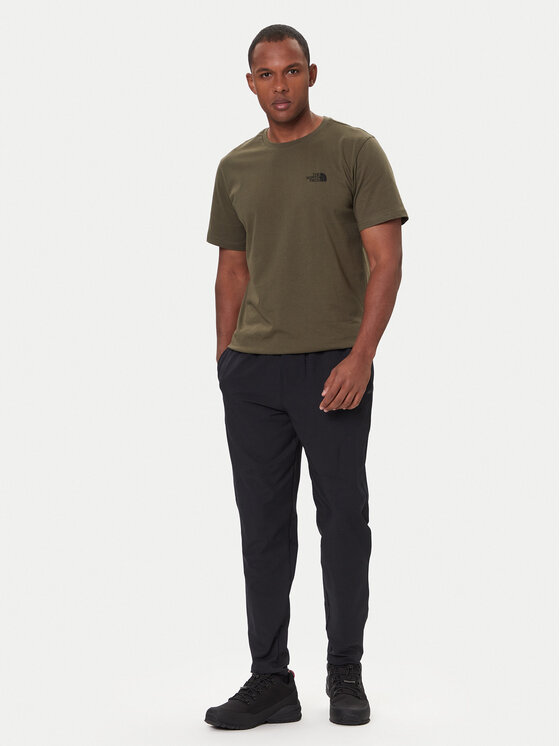 The North Face The North Face Majica Box Nse Edge Of Light NF0A8E3H Zelena Regular Fit
