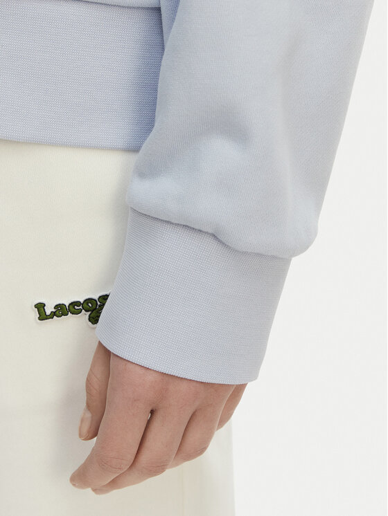 Lacoste Lacoste Світшот SF0040 Світло-синій Relaxed Fit