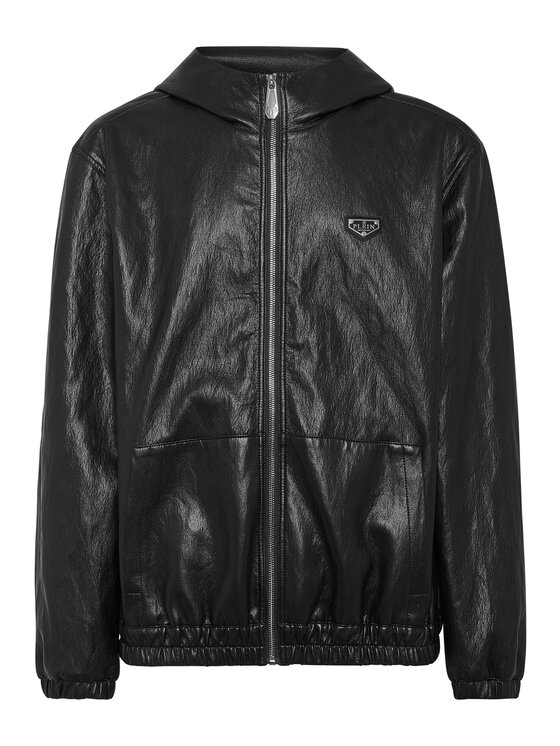 PHILIPP PLEIN PHILIPP PLEIN Wiatrówka 27861 Czarny Regular Fit