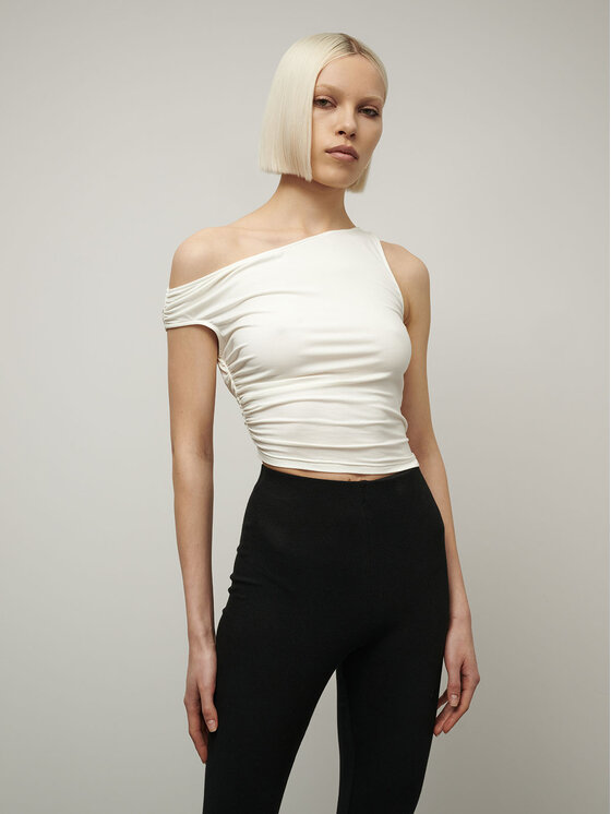 La Mania La Mania Top MANILA Bianco Classic Fit