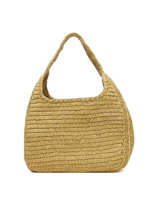 Calvin Klein Calvin Klein Borsetta Bold Ck Raffia Lg Shoulder Bag LV04F3448G Beige