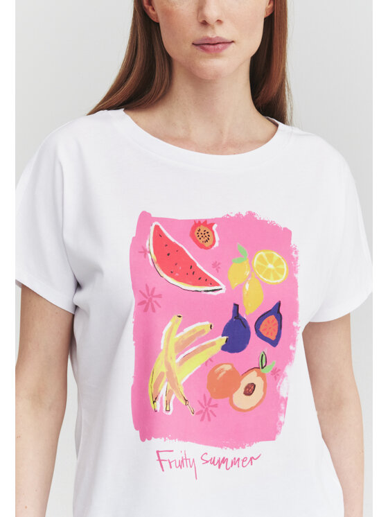 TATUUM TATUUM T-Shirt NILS 1 Biały Classic Fit