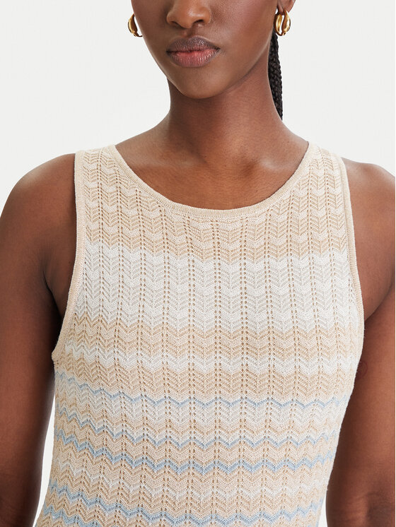 Guess Guess Трикотажна сукня W6GKAT Z0936 Бежевий Regular Fit