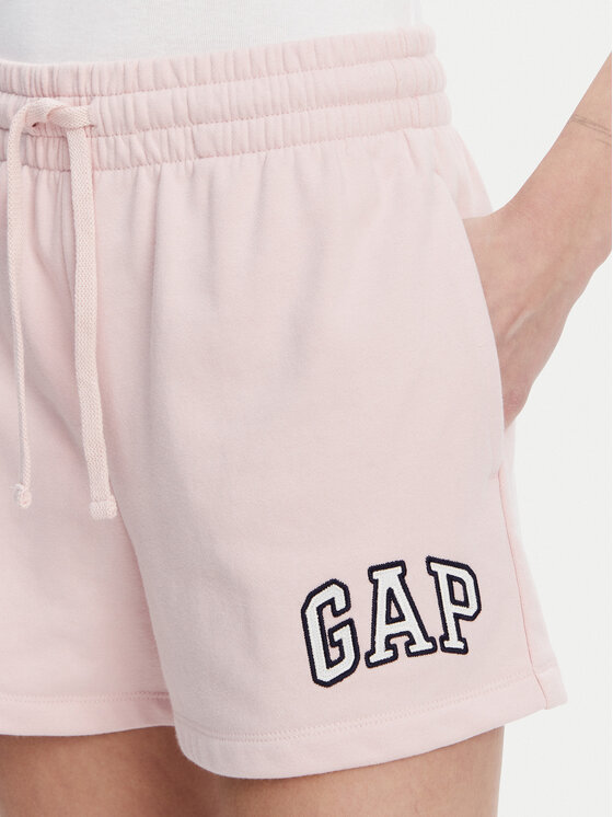 Gap Gap Szorty sportowe 870535-05 Różowy Regular Fit