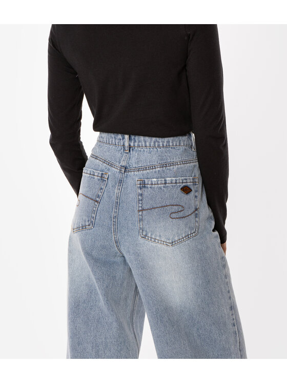 Lee Cooper Lee Cooper Jeansy ISA Niebieski Mom Fit