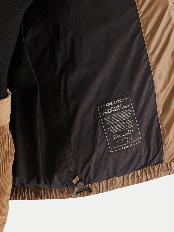 Geox Geox Zimska jakna Backsie W5628S T3121 F5212 Rjava Oversize