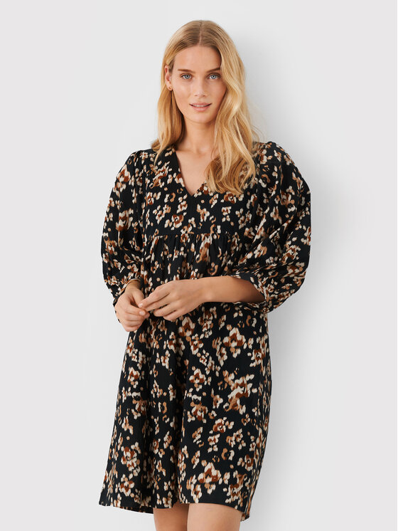 Part Two Rochie de zi Opal 30306972 Negru Relaxed Fit