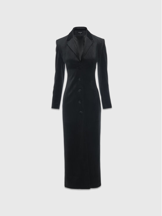 La Mania La Mania Sukienka codzienna GRAND Czarny Classic Fit