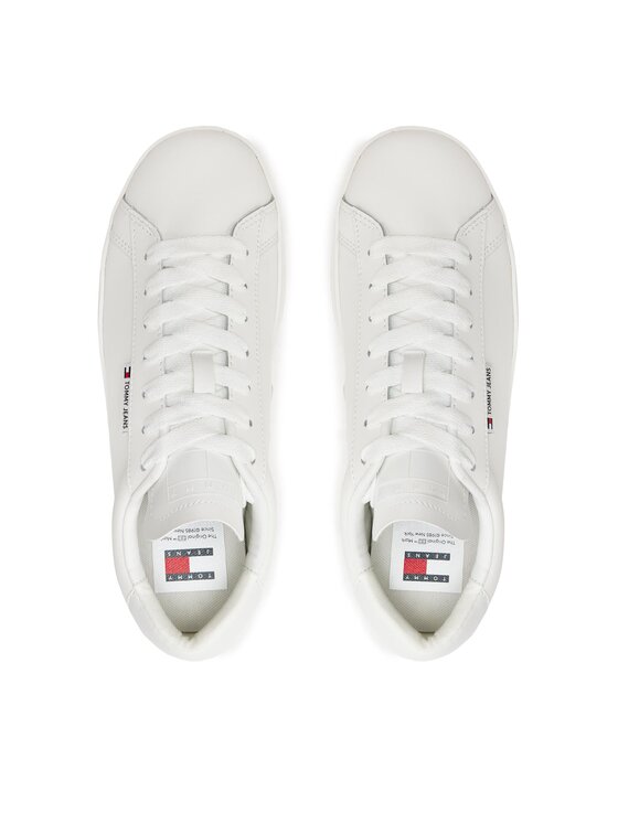 Tommy Jeans Tommy Jeans Laisvalaikio batai Tjm Leather Low Cupsole EM0EM01374 Écru