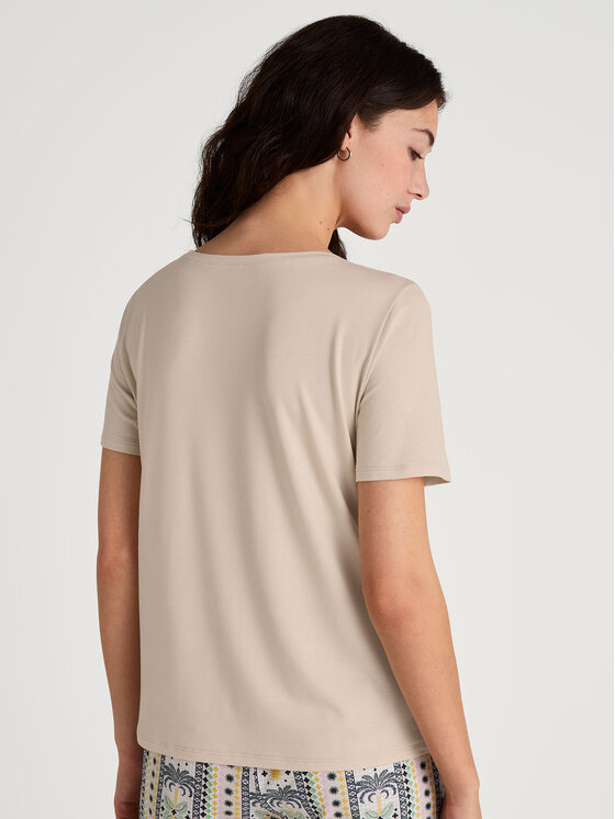 Calida Calida T-Shirt 14359 Béžová Regular Fit