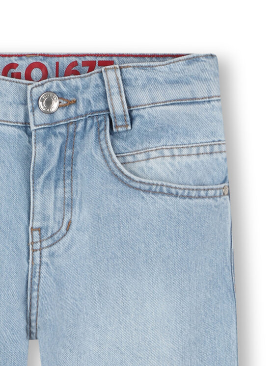 HUGO HUGO Τζιν G00374 S Μπλε Regular Fit