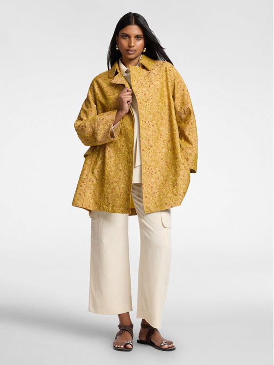 Elena Mirò Elena Mirò Cappotto invernale F239P100195N001 Giallo A-Line Fit