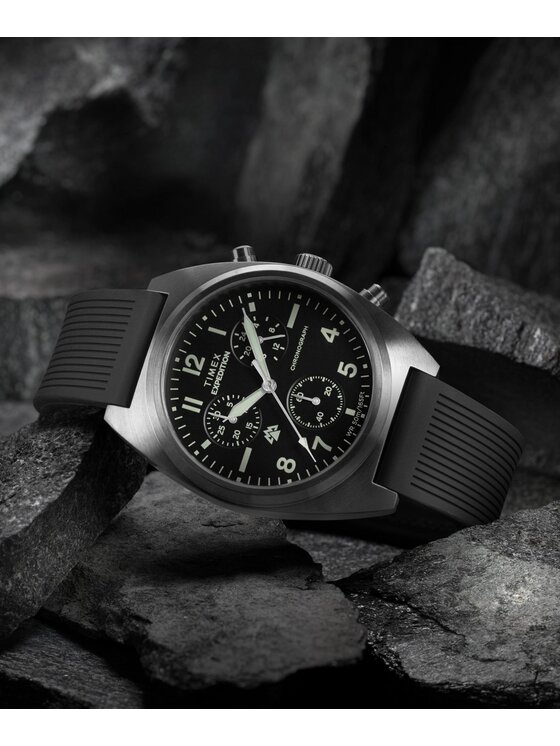 Timex Timex Hodinky TW2Y61000 Čierna