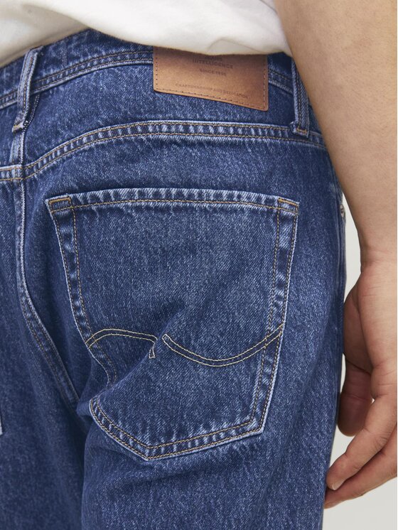 Jack&Jones Jack&Jones Jeans hlače Chris 12258101 Modra Relaxed Fit