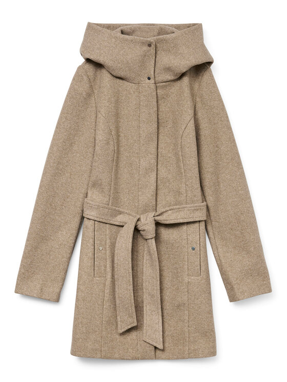 Vero Moda Vero Moda Cappotto di transizione Popliva 10310779 Beige Regular Fit