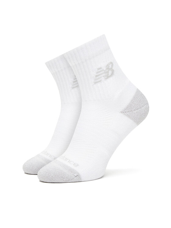 New Balance New Balance Комплект 3 чифта дълги чорапи мъжки Active Cushion Quarter Socks LAS35204WT Бял