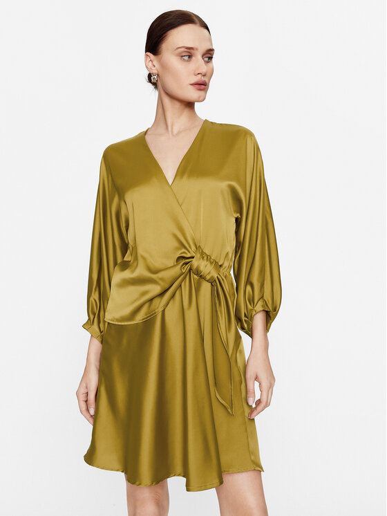 Please Please Коктейльна сукня A1UYAYP000 Зелений Regular Fit