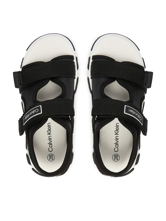 Calvin Klein Calvin Klein Sandale Velcro Sandal V1B2-83321-1564 Negru