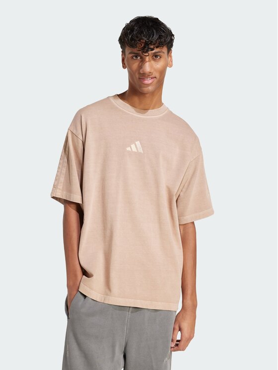 adidas adidas T-Shirt 151821 Brązowy Loose Fit