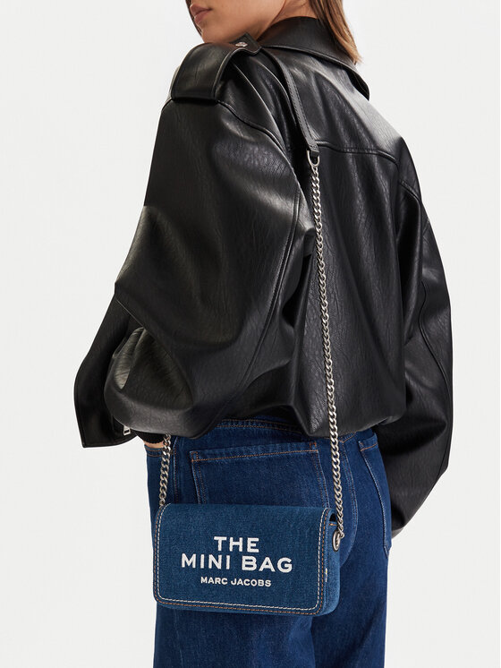 Marc Jacobs Marc Jacobs Torbica Denim Chain Mini 2F4SMN010S03 Tamnoplava