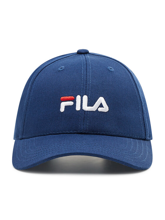Fila Fila Czapka z daszkiem Brasov 6 Panel Cap With Linear Logo Strap Back FCU0019 Granatowy