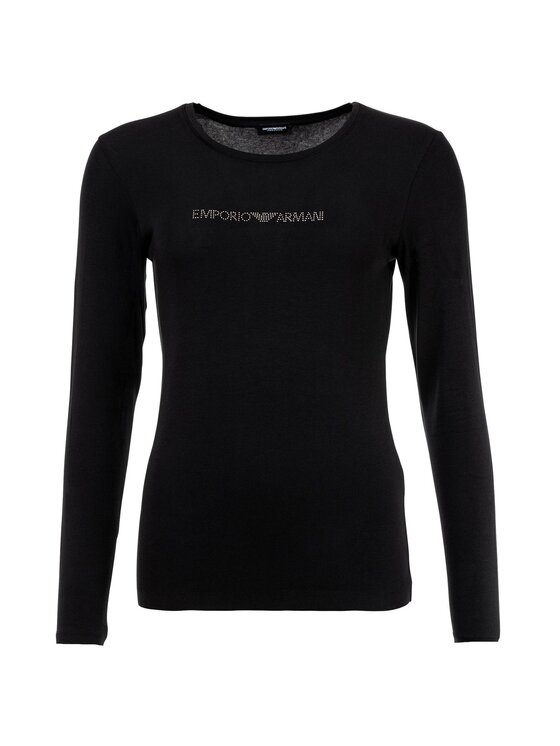 Emporio Armani Emporio Armani S dlouhým rukávem 26296 Černá Slim Fit