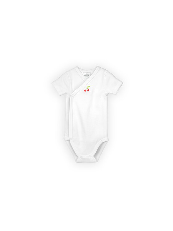Stellou & friends Stellou & friends Komplet body dziecięcych Short Sleeve CROSS-BODY Czerwony