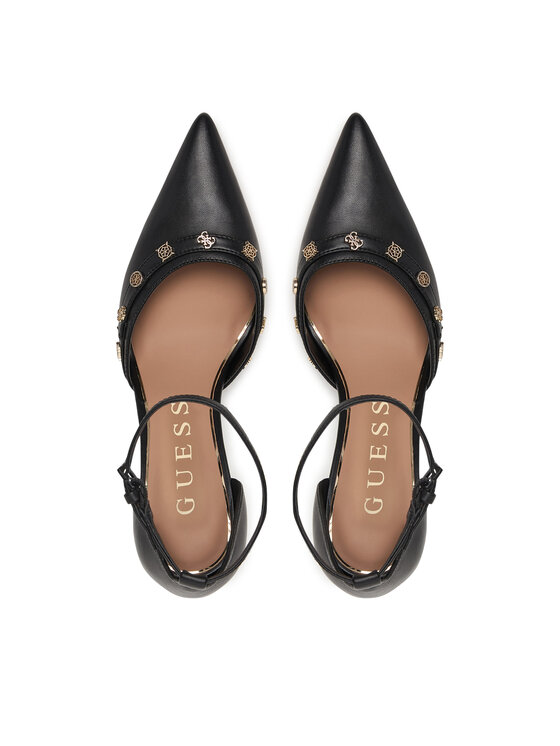 Guess Guess Pantofi cu toc subțire FLPNAA LEA08 Negru