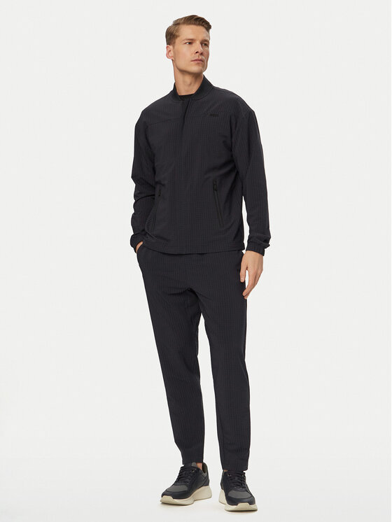 BOSS BOSS Hlače Terrace 50558503 Tamnoplava Tapered Fit