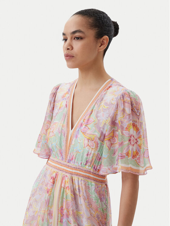 Hale Bob Hale Bob Sukienka letnia with silk 4ZCA610M Kolorowy Regular Fit